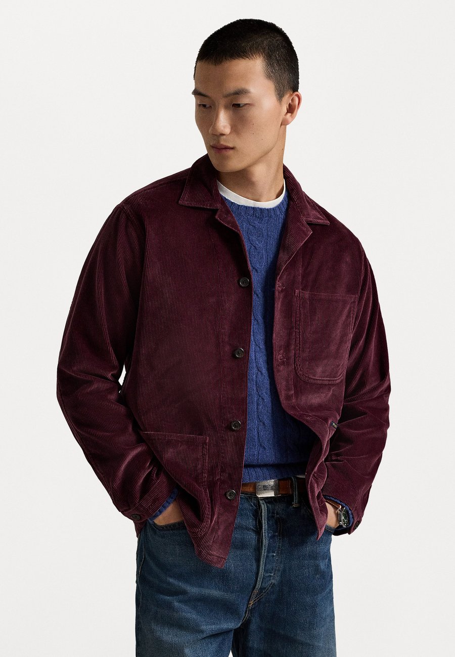 

Куртка Polo Ralph Lauren CORDUROY UTILITY OVERSHIRT, Rich Ruby/Dark Red