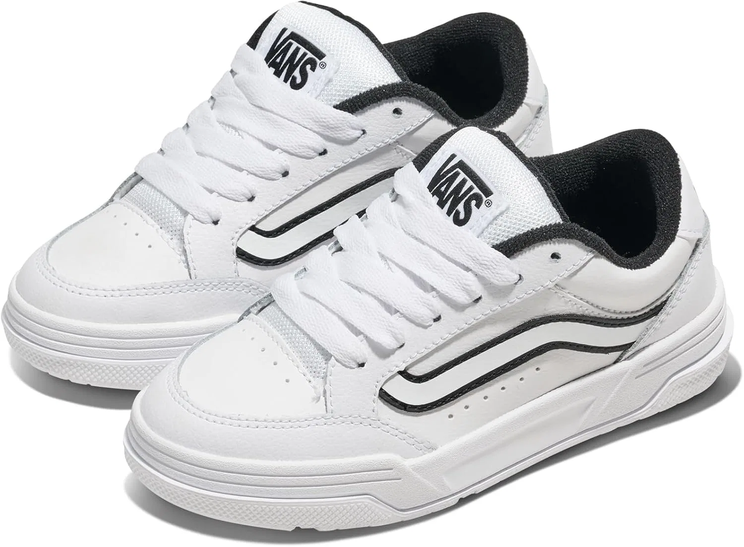 Кроссовки детские Vans Hylane, белый/черный — фото 2