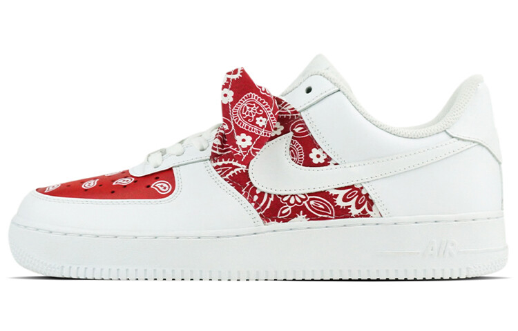 

Кроссовки для скейтбординга Air Force 1 мужские с низким верхом белые/красные Nike, Красный, Кроссовки для скейтбординга Air Force 1 мужские с низким верхом белые/красные Nike