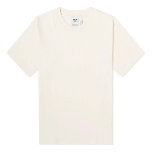 

Футболка adidas originals Logo Embroidered Solid Color Sports Round Neck Short Sleeve Couple Style White GN3370