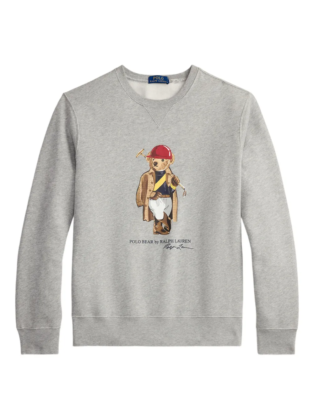 

Флисовая толстовка с принтом Polo Bear Polo Ralph Lauren, серый