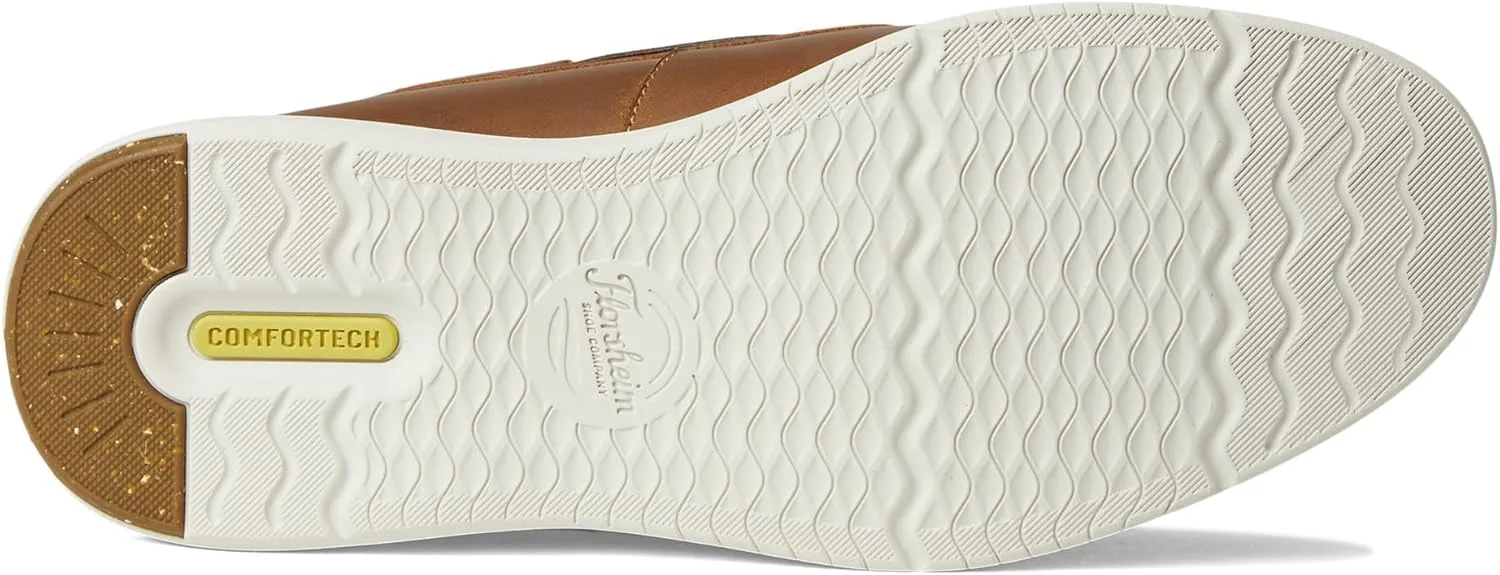 Мужские мокасины Florsheim Tropics с эластичной шнуровкой и завышенным носком, коричневый — фото 4
