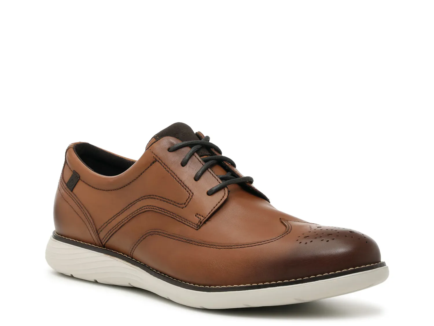 

Оксфорды Garett Wingtip Oxford Rockport, темно-коричневый