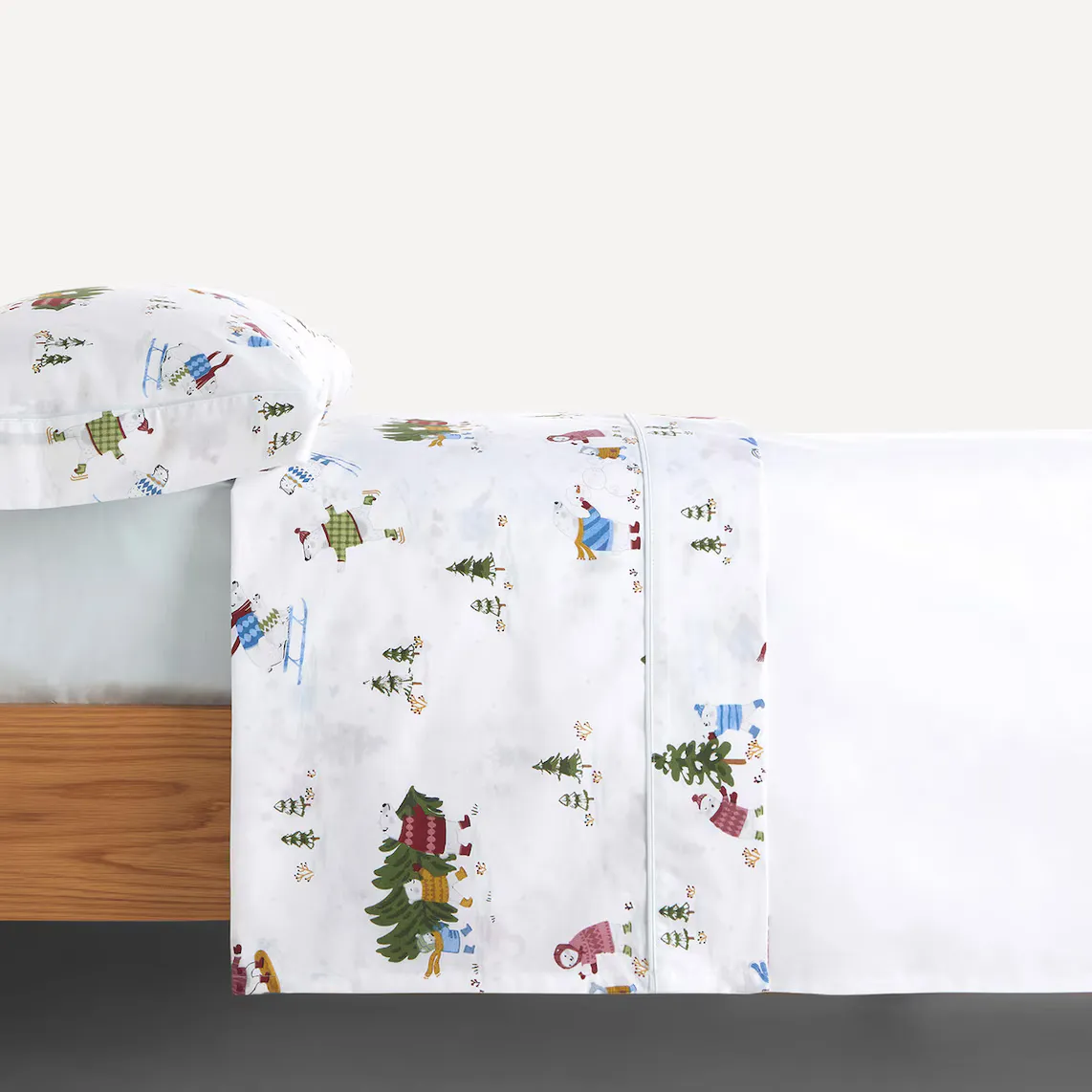 

Комплект детского простыни Bears Basics El Corte Inglés, небесно-голубой