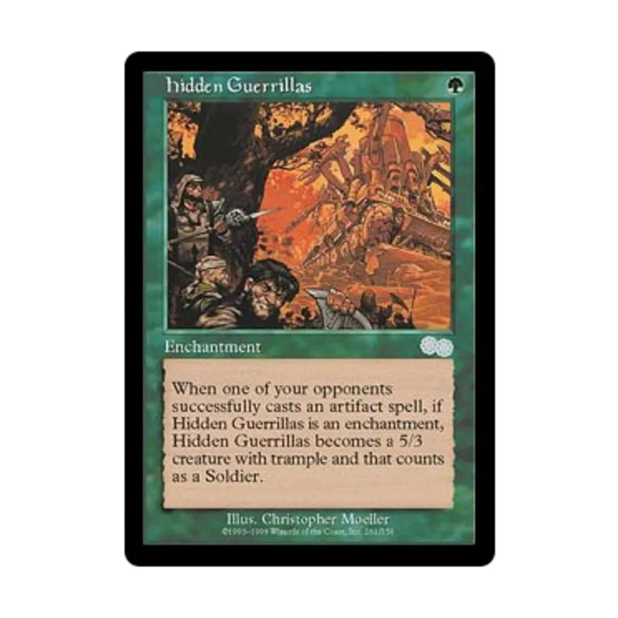 

CCG Скрытые партизаны (U), MTG - Urza's Saga