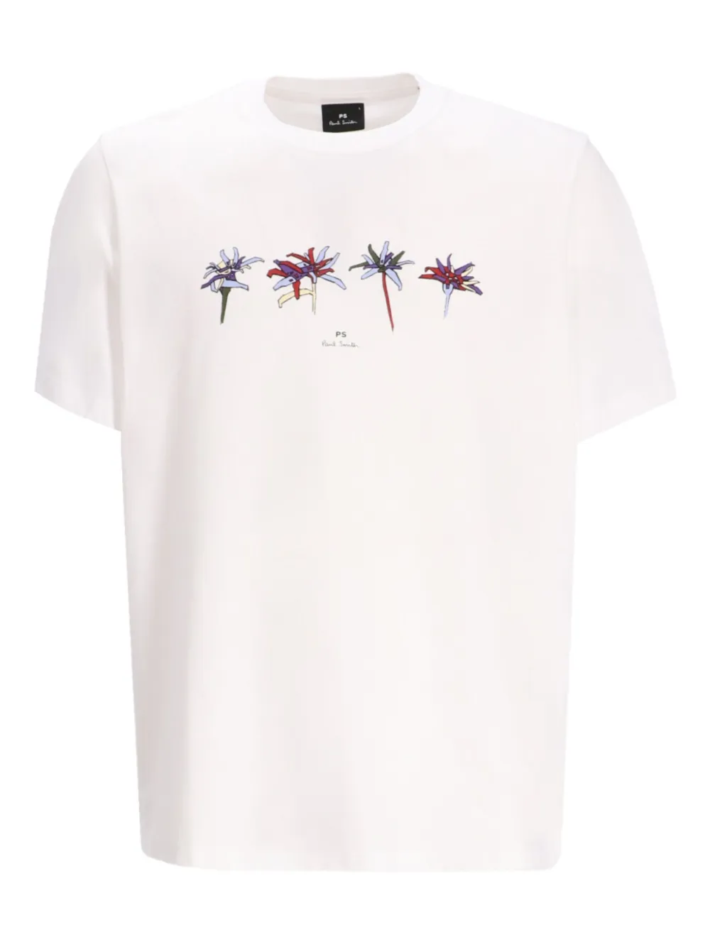 

Футболка с принтом Edelweiss Paul Smith, белый