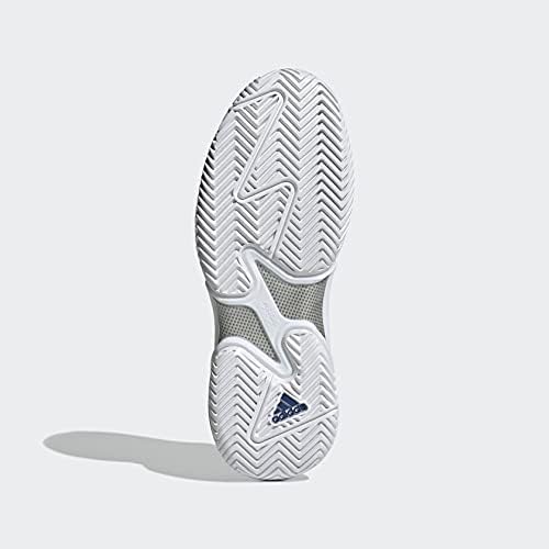 Мужские теннисные кроссовки Adidas Barricade Clay, белый/синий — фото 4