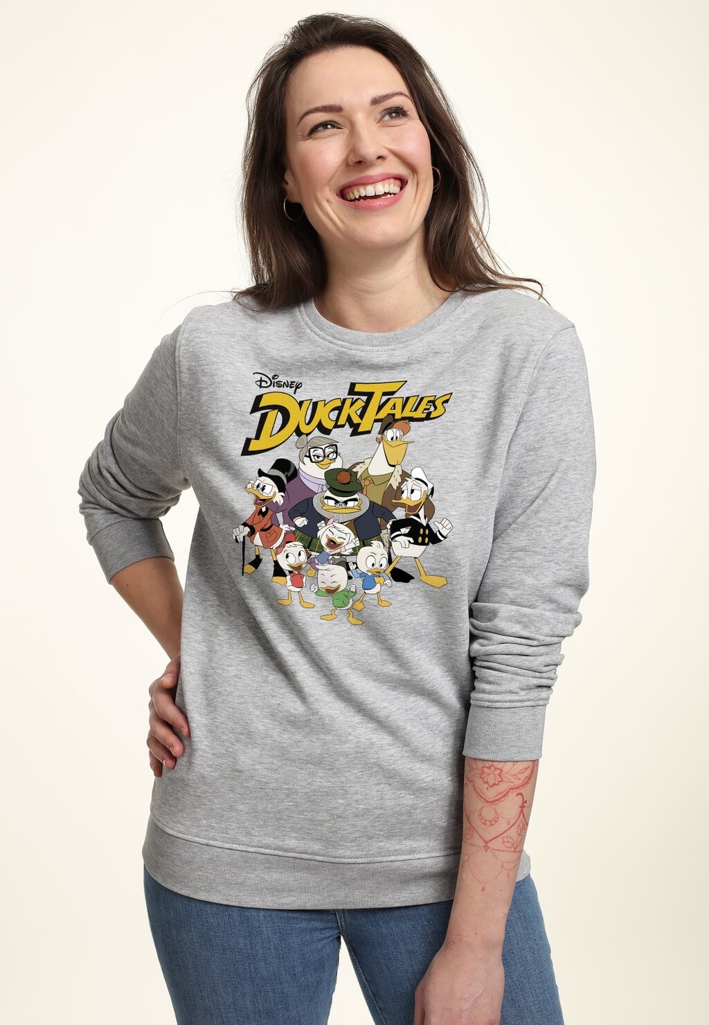 

Толстовка DUCKTALES DUCKTALES GROUP Disney, цвет Mottled Light Grey