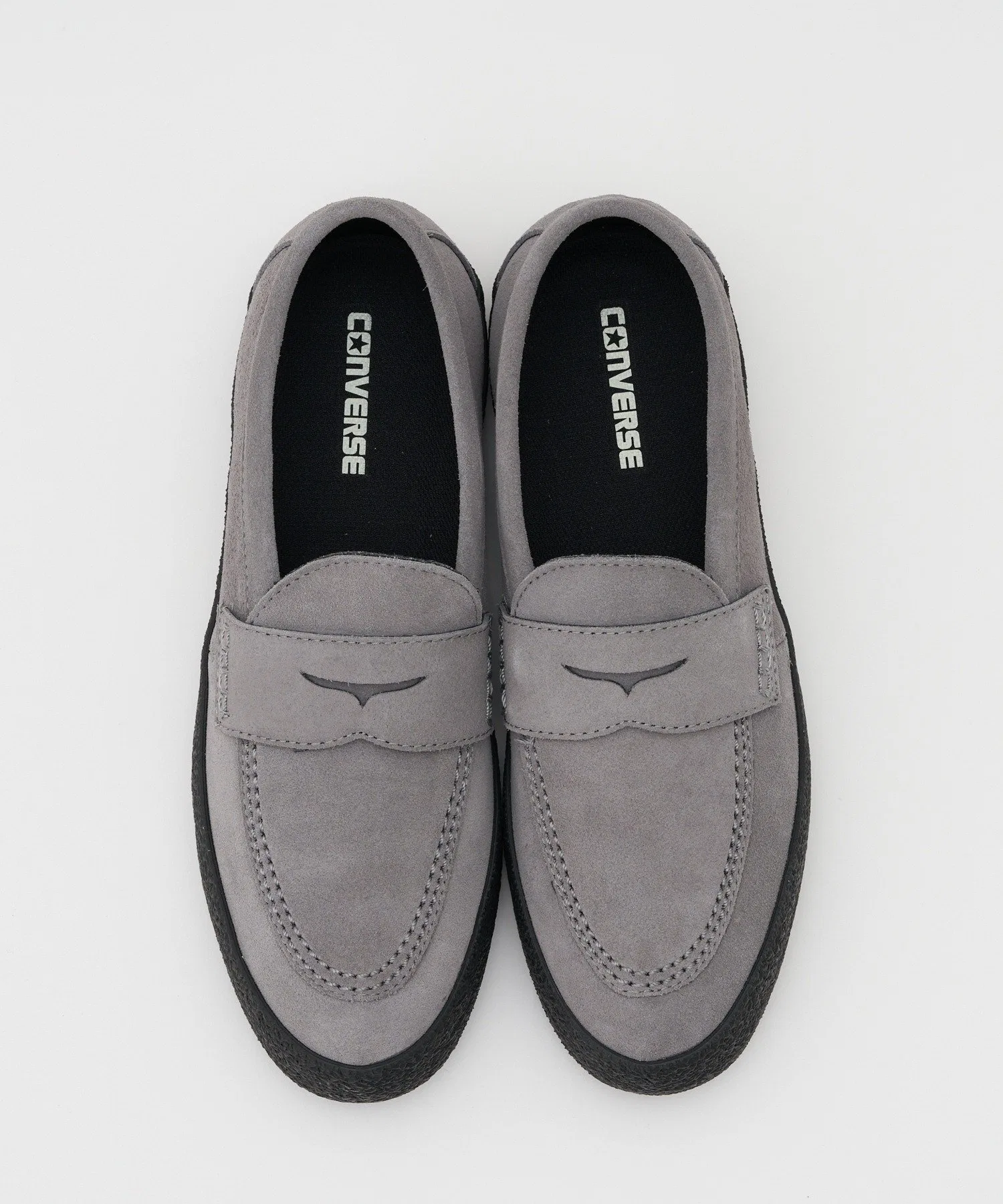 Мужские замшевые лоферы Converse CS LOAFER U SK чёрные — фото 4