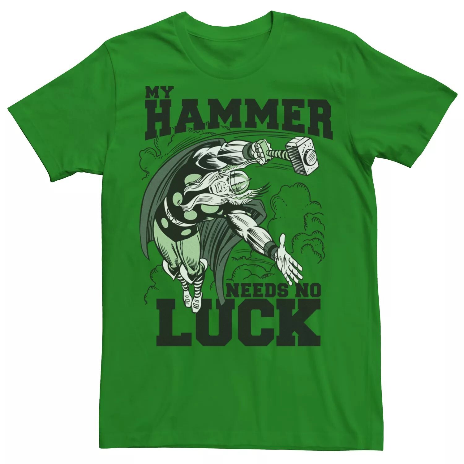 

Мужская футболка Marvel Thor Lucky Hammer St. Патрика Licensed Character