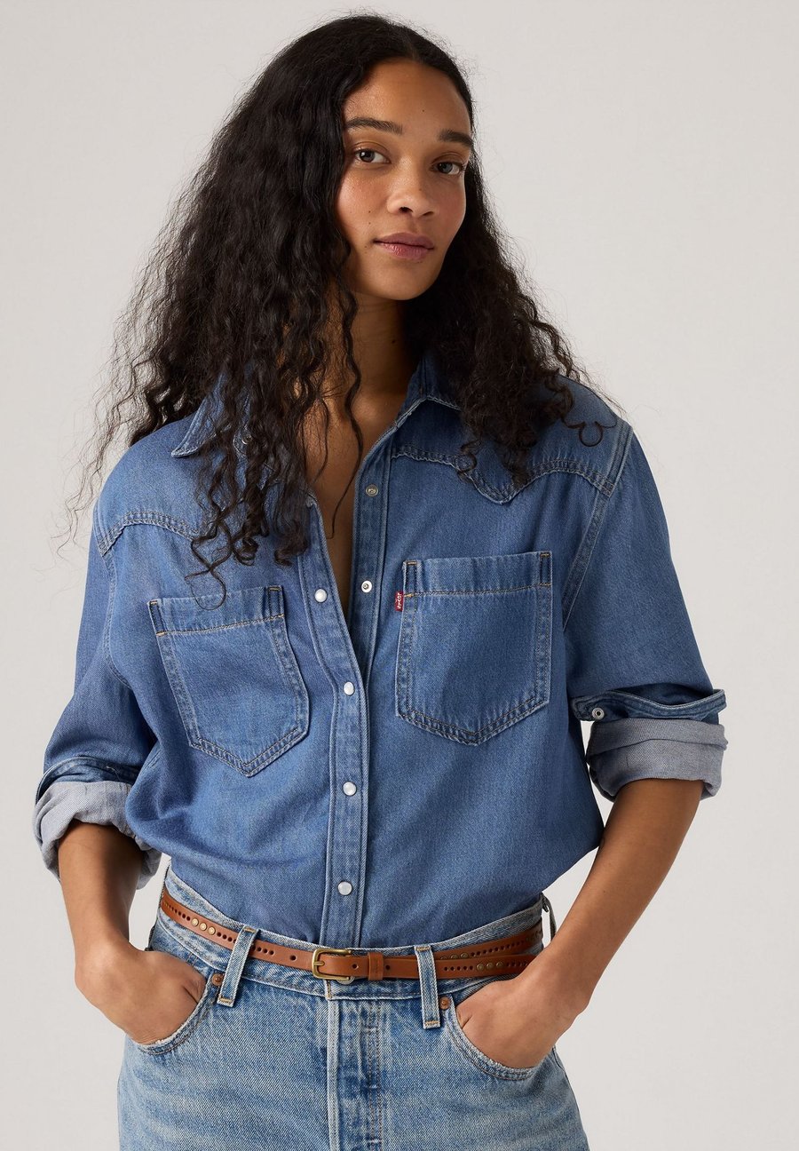 Блуза Levi's TEODORA WESTERN , Going Steady 7/Blue Denim