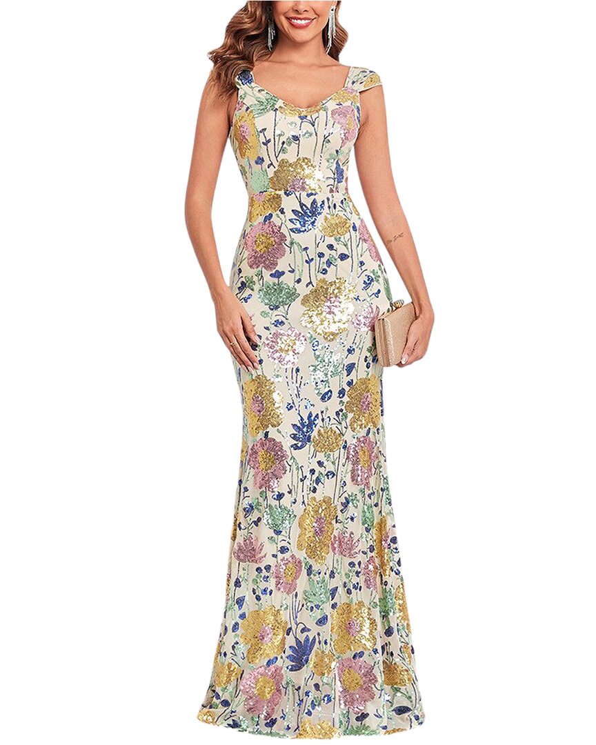 

Луна Туччини Макси-платье Luna Tuccini, мультиколор