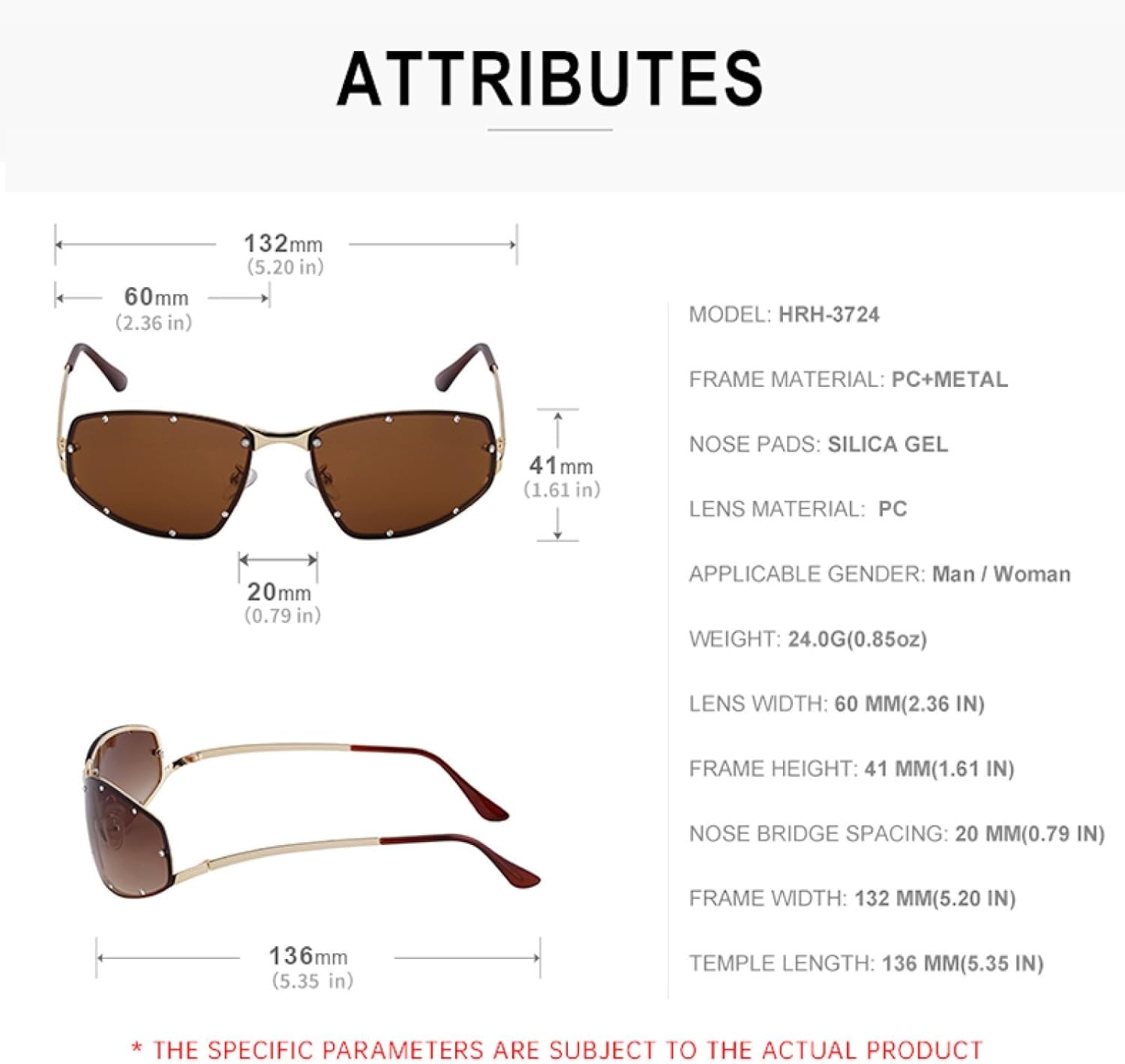 

Панк-солнцезащитные очки для женщин и мужчин, роскошные винтажные прямоугольные солнцезащитные очки в металлической оправе с защитой от УФ-излучения UV400 TOIPASTN, C7goldgradientgray