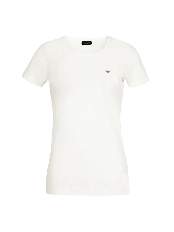 

Футболка кремового цвета Emporio Armani, Бежевый, Футболка кремового цвета Emporio Armani