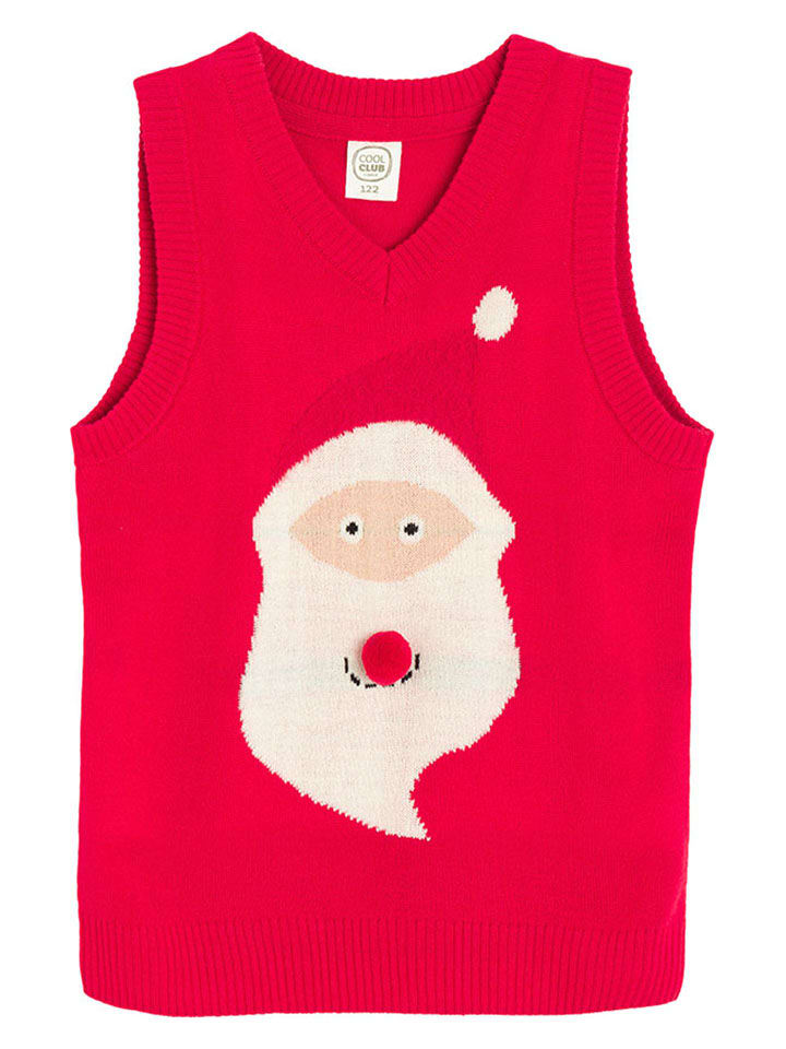 

COOL CLUB Жилет красно-белого цвета
