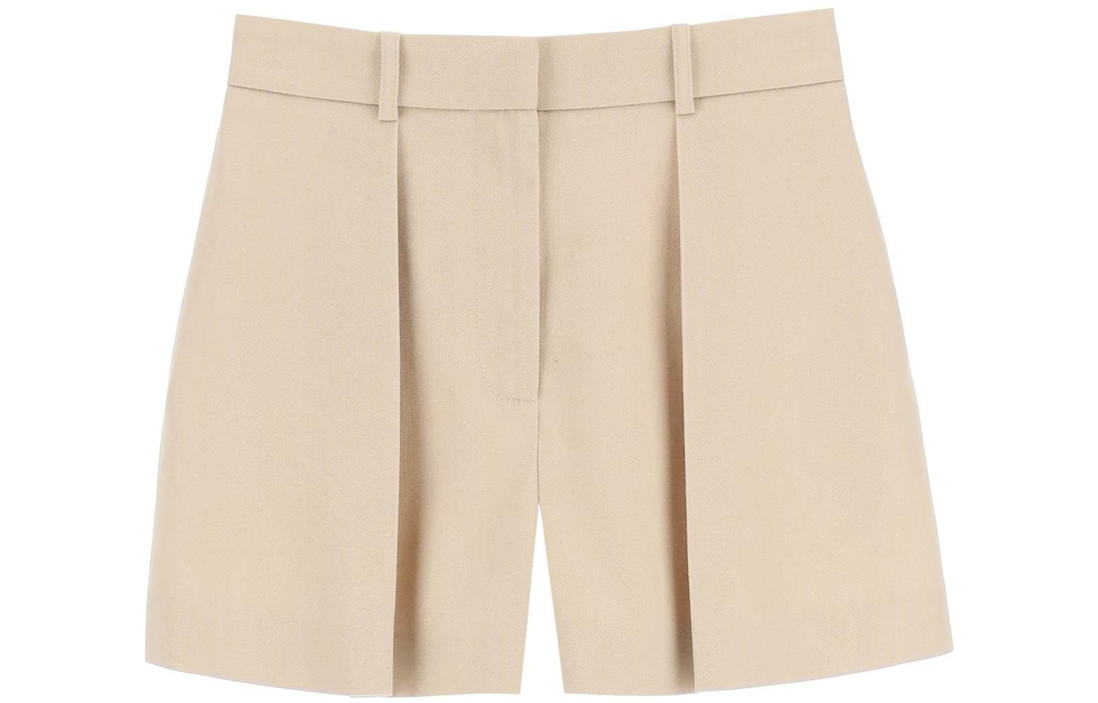 

SS22 Повседневные шорты женские цвета хаки Lanvin