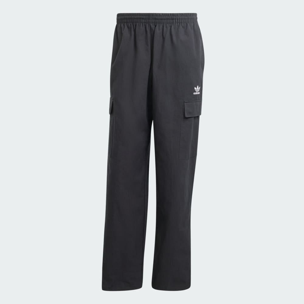 Спортивные брюки Adidas Trefoil Essentials Woven, черный/белый — фото 4