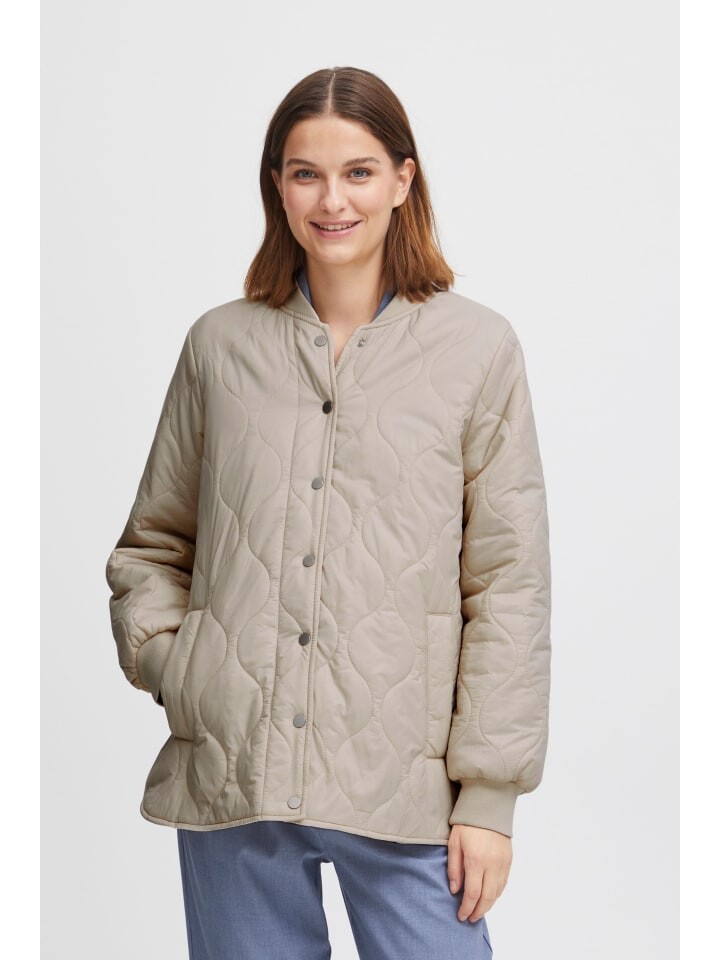 

Пуховик b.young Steppjacke BYBERTA JACKET 3 - 20814229 coole Steppjacke mit Bomberkragen, бежевый