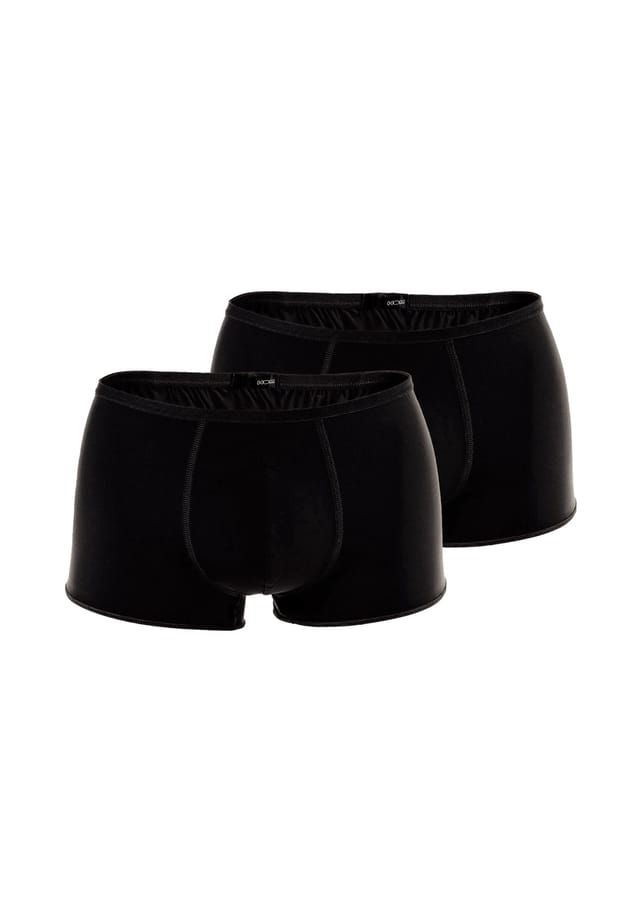 

Trunk plumes 2-pack - ультралегкие трусы из микрофибры нижнее белье эластичное простое Hom, черный