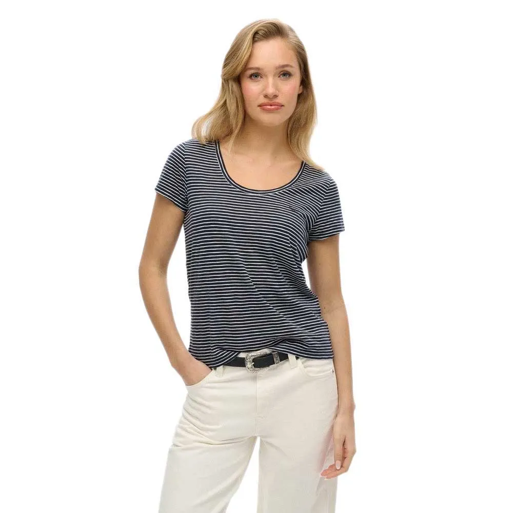 

Футболка с коротким рукавом Superdry Scoop Neck, синий