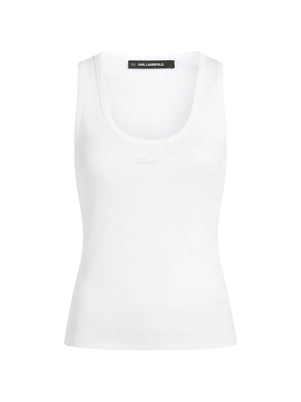 

Топ с U-образным вырезом Karl Lagerfeld, белый