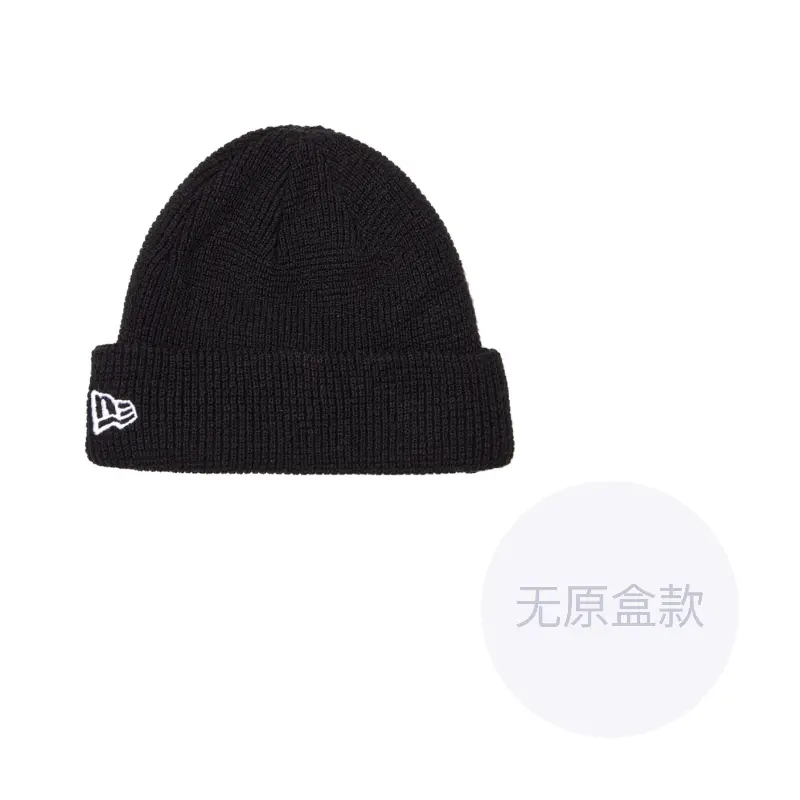 

New Era Акриловая вязаная шапка унисекс черная, Black