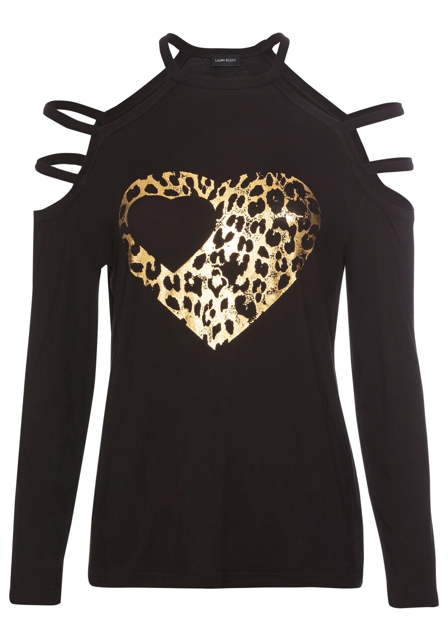 

Лонгслив LAURA SCOTT Shirt, черный
