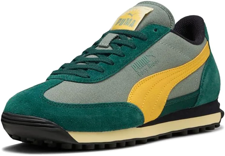 Мужские кроссовки PUMA Easy Rider Weathered повседневные - зеленые, серые, желтые, зеленый — фото 2