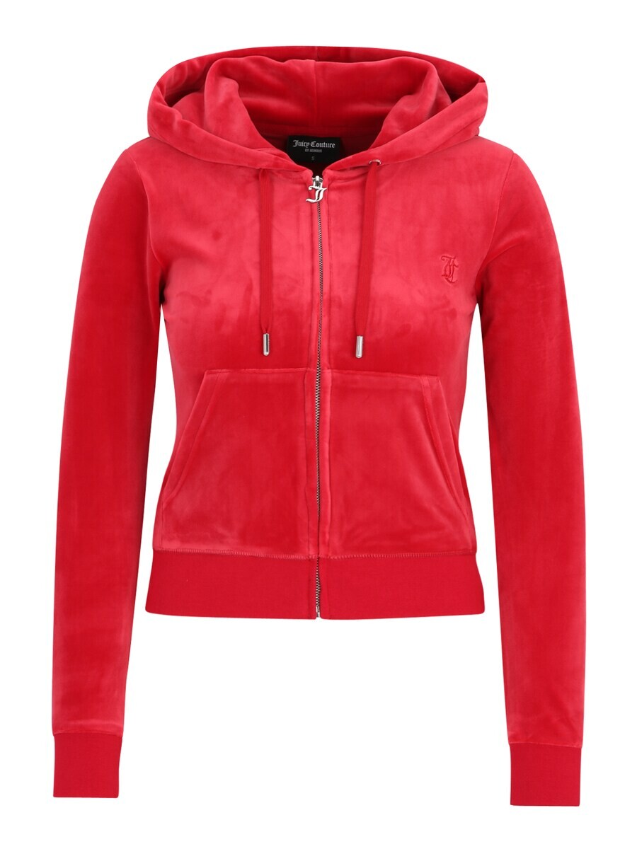 

Толстовка с капюшоном на молнии Juicy Couture Petite Zip-Up Hoodie ROBERTSON, красный