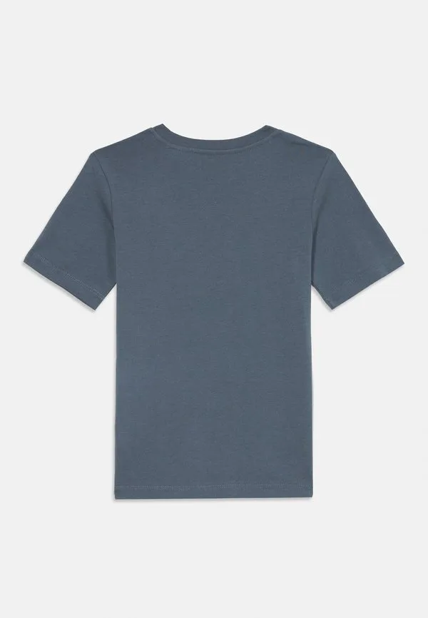 Футболка с логотипом jjecorp и принтом на воротнике. Jack & Jones Junior, Evergreen — фото 2