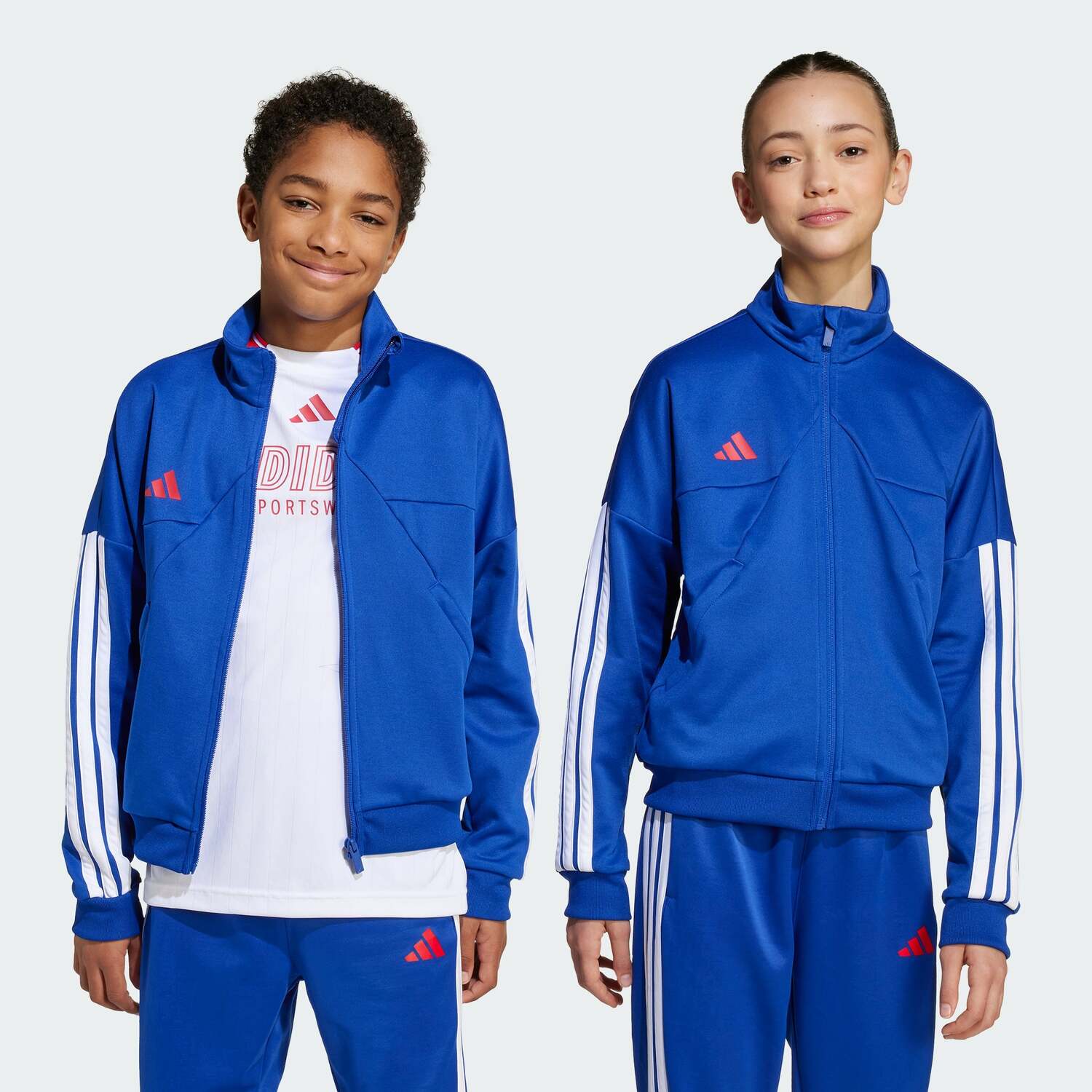 

Детская спортивная куртка Adidas House of Tiro, синий/белый