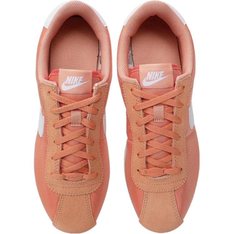Nike Cortez устойчивые к истиранию низкие детские кроссовки pink kids' — фото 4