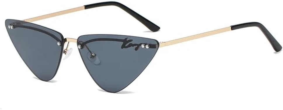 

Модные синие солнцезащитные очки «кошачий глаз» большого размера для женщин и мужчин, стильные солнцезащитные очки с линзами цвета океана, увеличенного размера для женщин TYUVIVO, C1