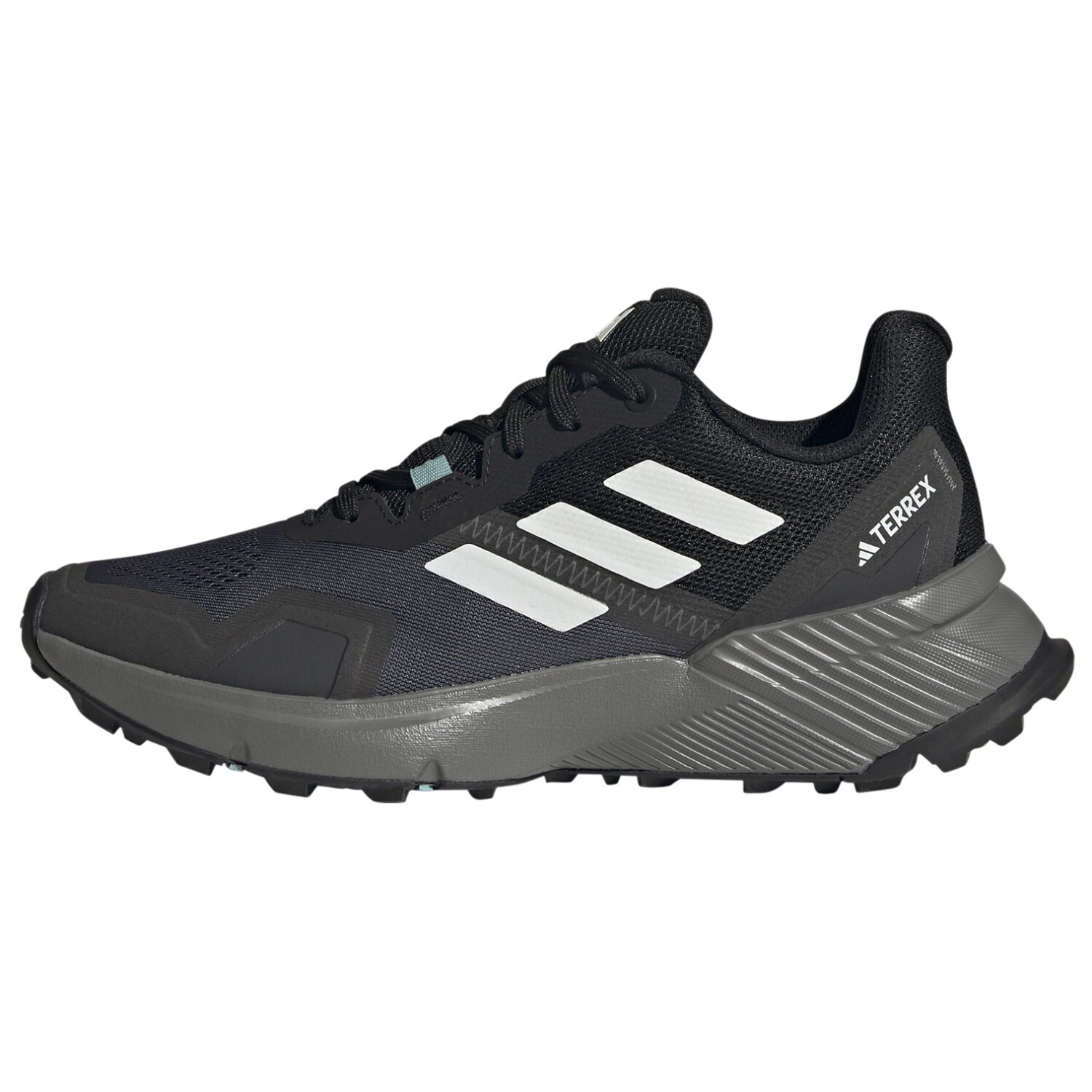 Мультиспортивная обувь Adidas Terrex Women's Terrex Soulstride, цвет Core Black/Crystal White/Grey Four — фото 3