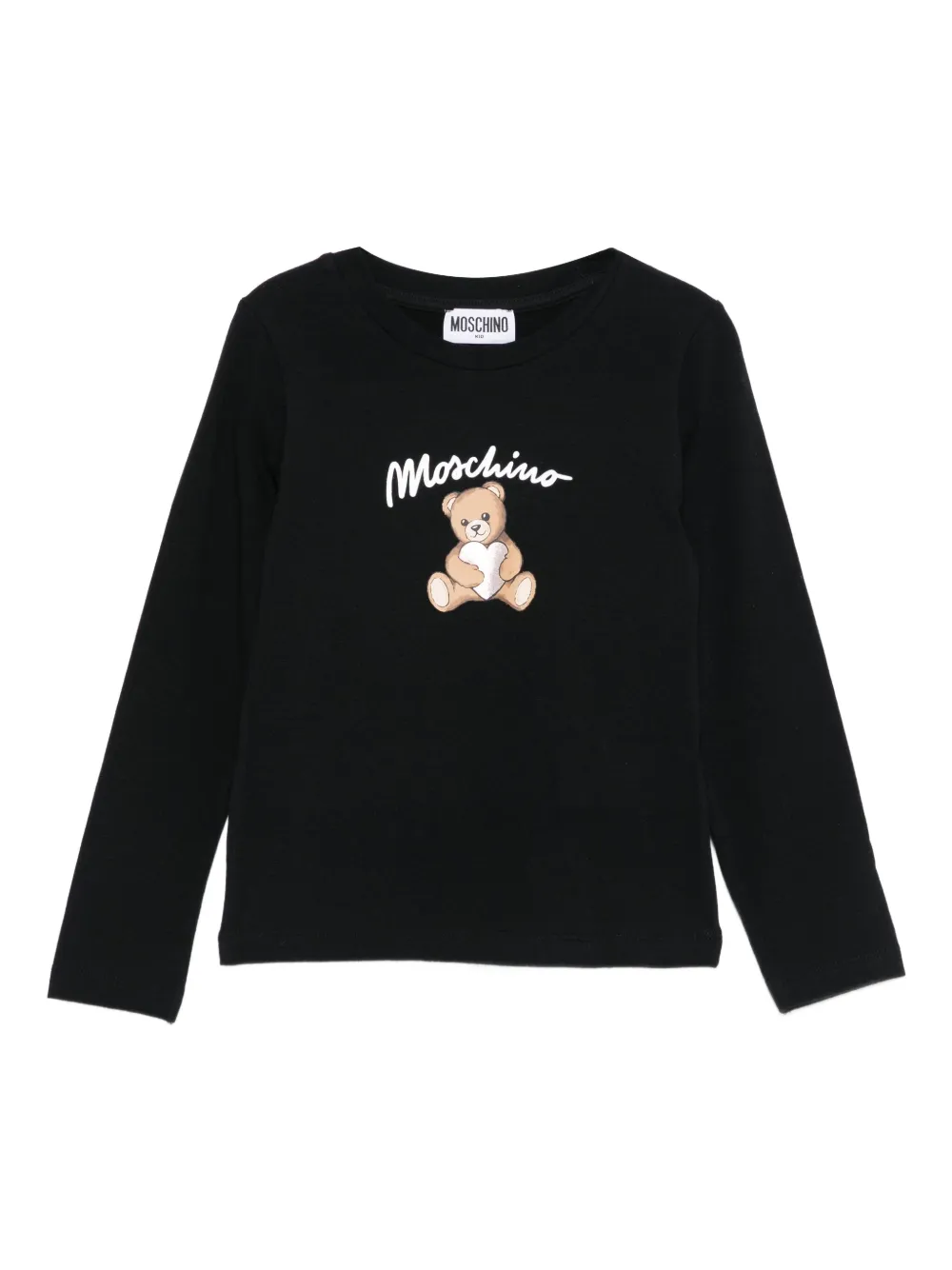 

Лонгслив с принтом Teddy Bear Moschino Kids, черный