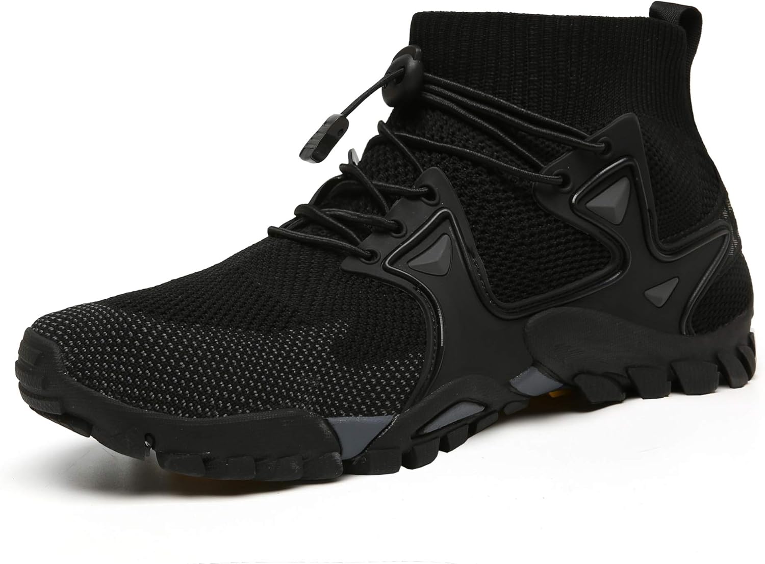 

Мужские прогулочные туфли Легкие Дышащие Повседневные Ботинки для Пеших Прогулок На Открытом Воздухе Ботинки до Щиколотки Модные Спортивные Беговые Кроссовки Для Треккинга По Тропам Противоскользящие Soft Time Toy, черный