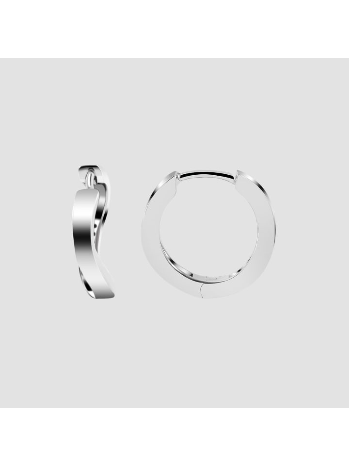 

Adeliás Женские серьги - серьги-кольца на шарнирах из серебра 925 пробы