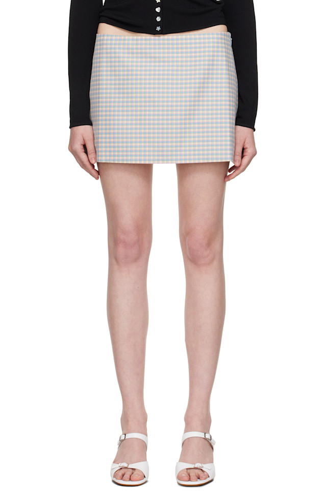 

Юбка-мини Juice Sandy Liang, цвет picnic gingham