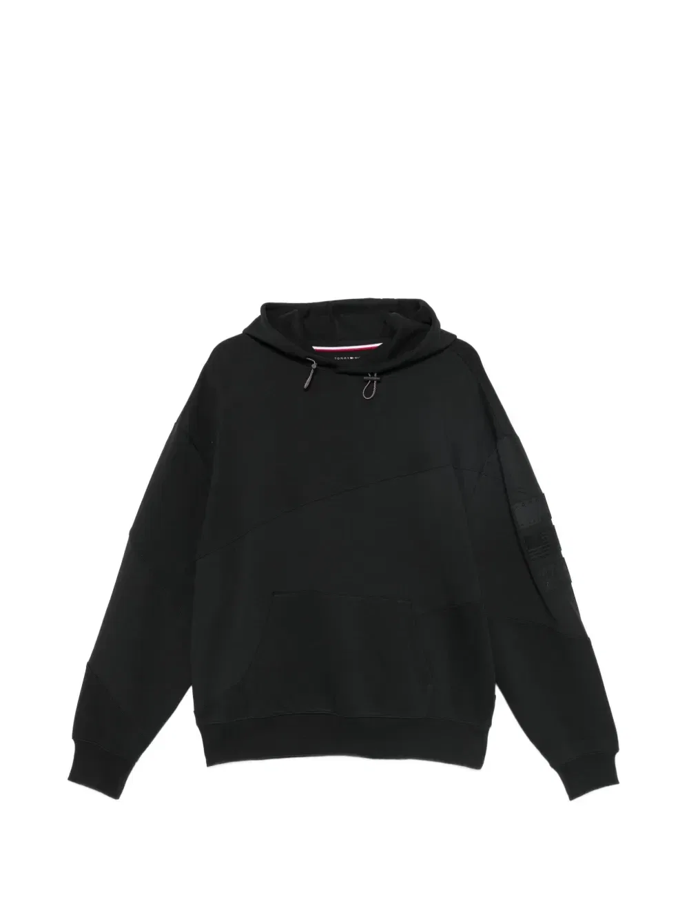 Толстовка с логотипом-нашивкой и вставками Tommy Hilfiger, черный