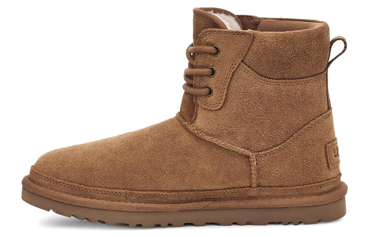 Ботинки зимние UGG Neumel на шнурках, коричневый