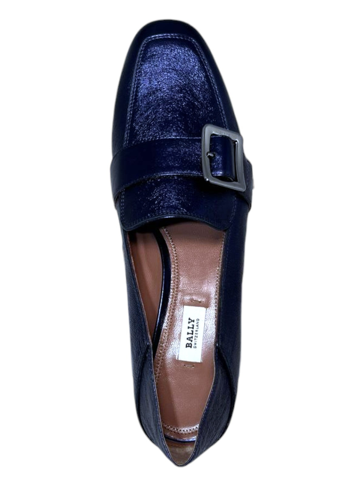 Bally Janelle 6217721 Женские мокасины цвета металлик, кожа — фото 3
