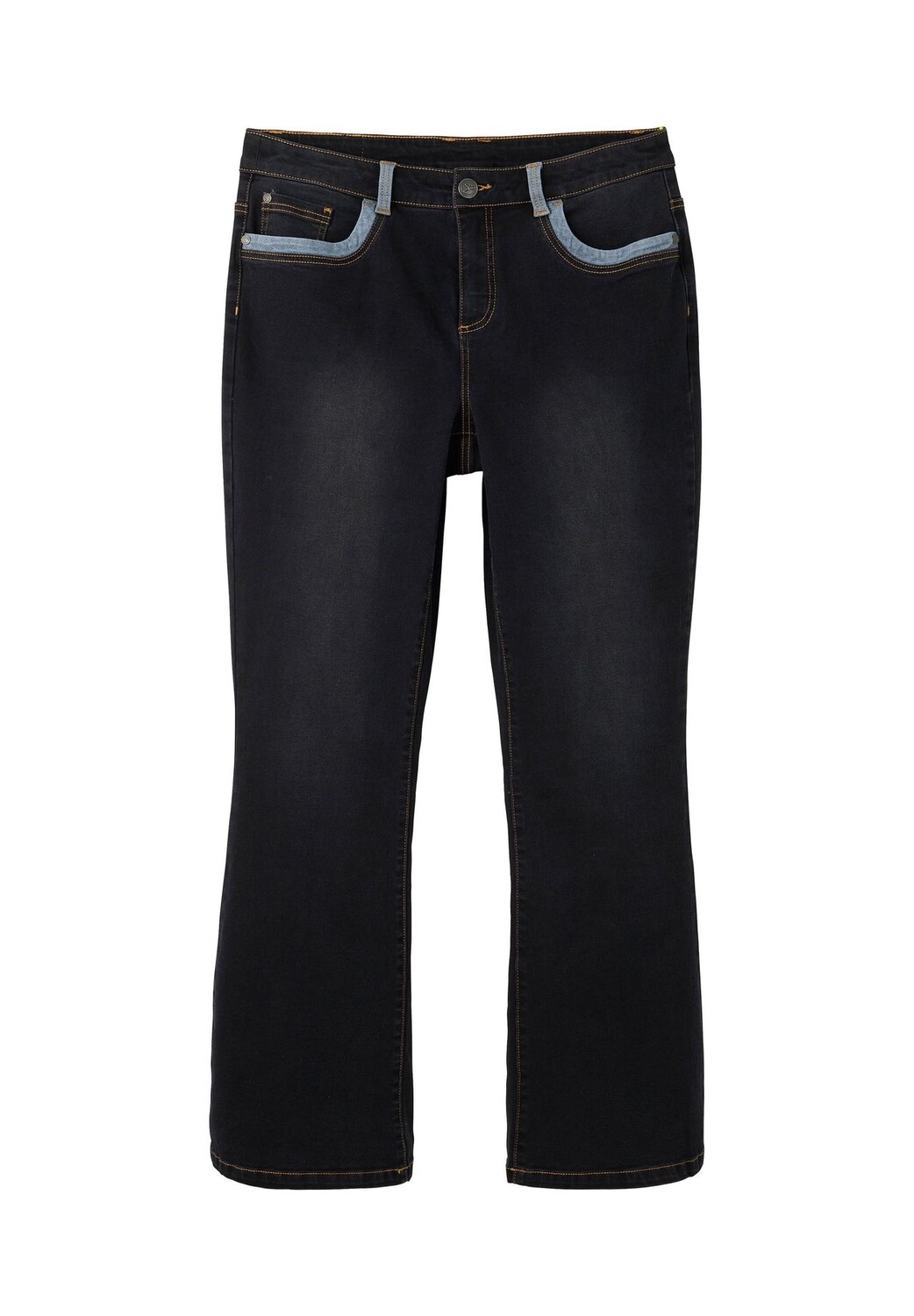 

Джинсы с контрастными деталями sheego, цвет Black Denim