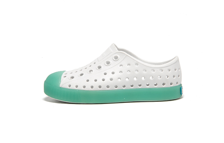 

Native Shoes Детские сандалии Jefferson Glow In The Dark Jelly Collection, зеленые, детские