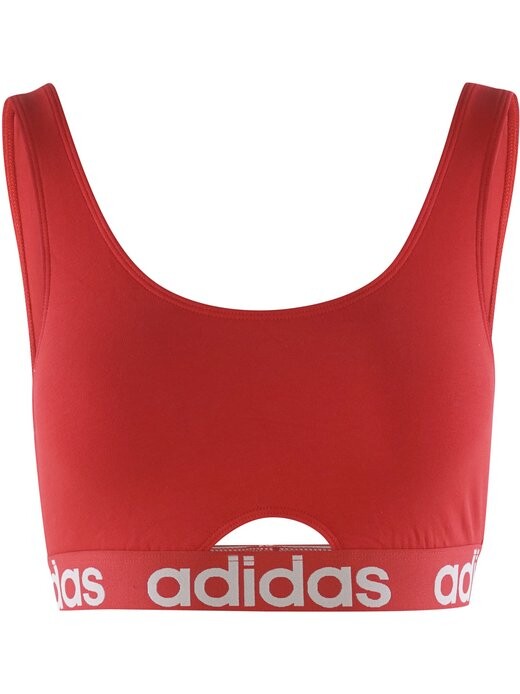 

Бюстье-Бралетт с круглым вырезом Adidas Sportswear, красный