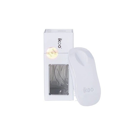 

Ikoo Brush Home Расческа для волос белая с белыми щетинками - инновационная расческа для распутывания волос и массаж головы