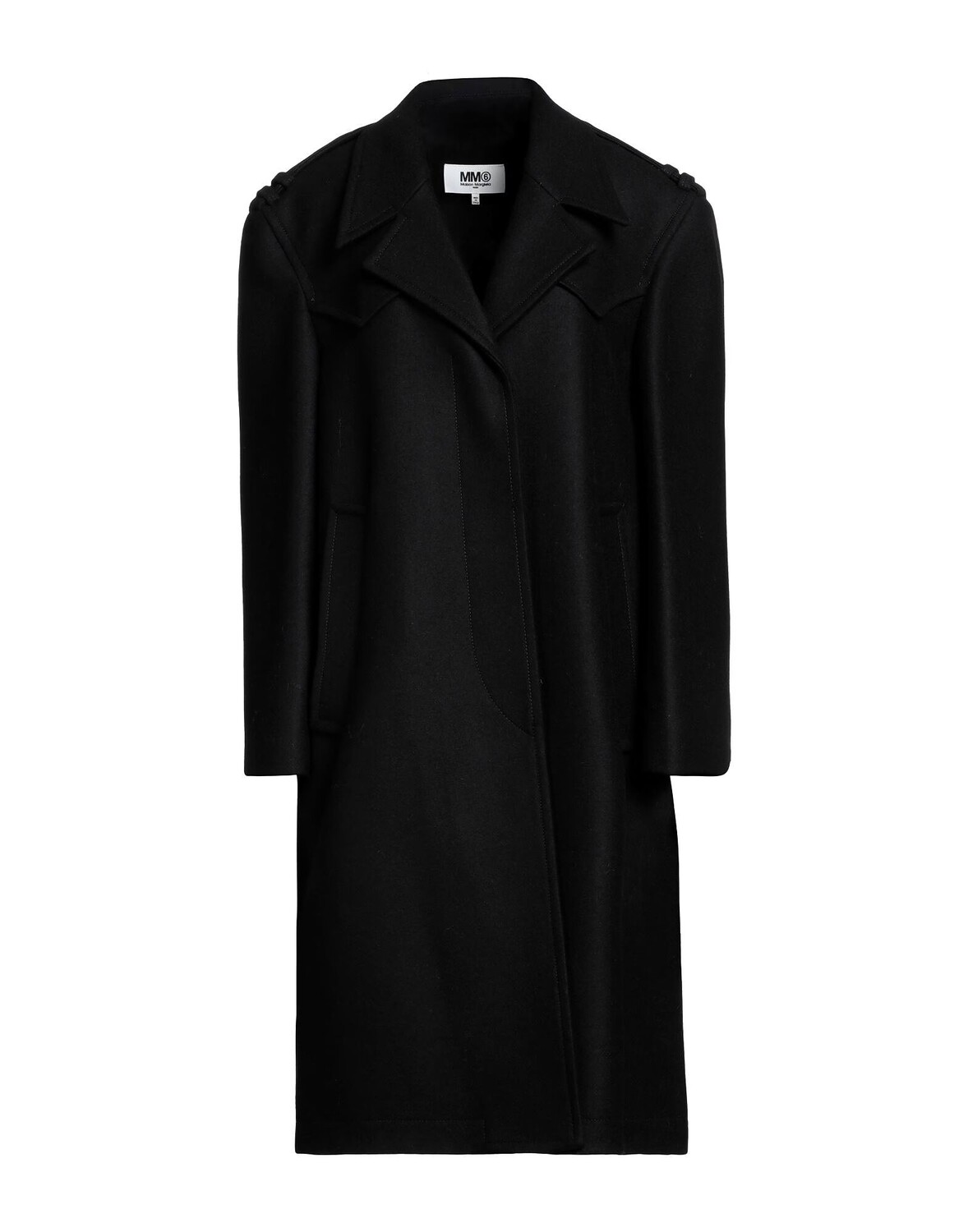 

Пальто Mm6 Maison Margiela, черный