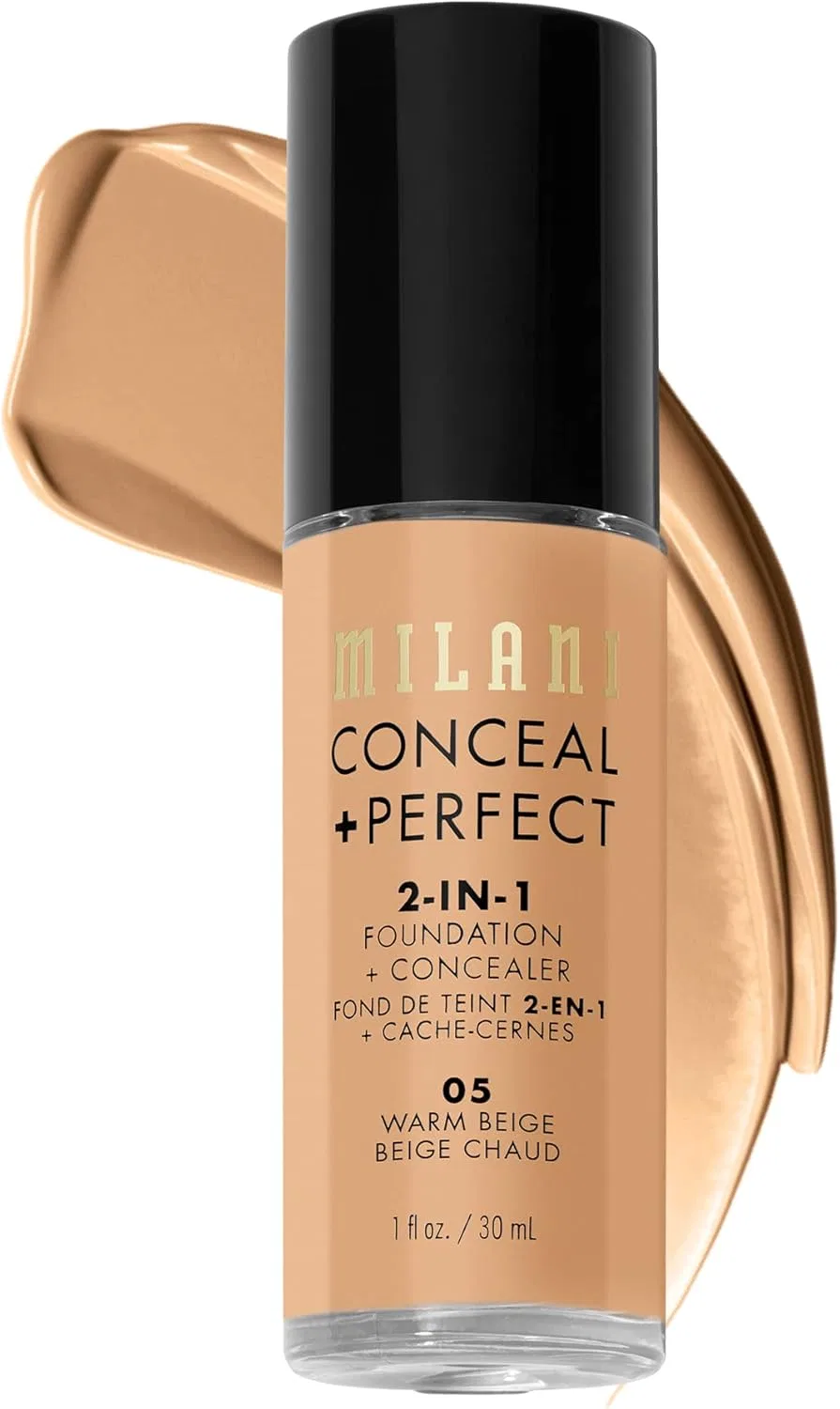 Тональная основа Milani Conceal + Perfect 2-in-1 Foundation + Concealer Warm Beige 30 мл