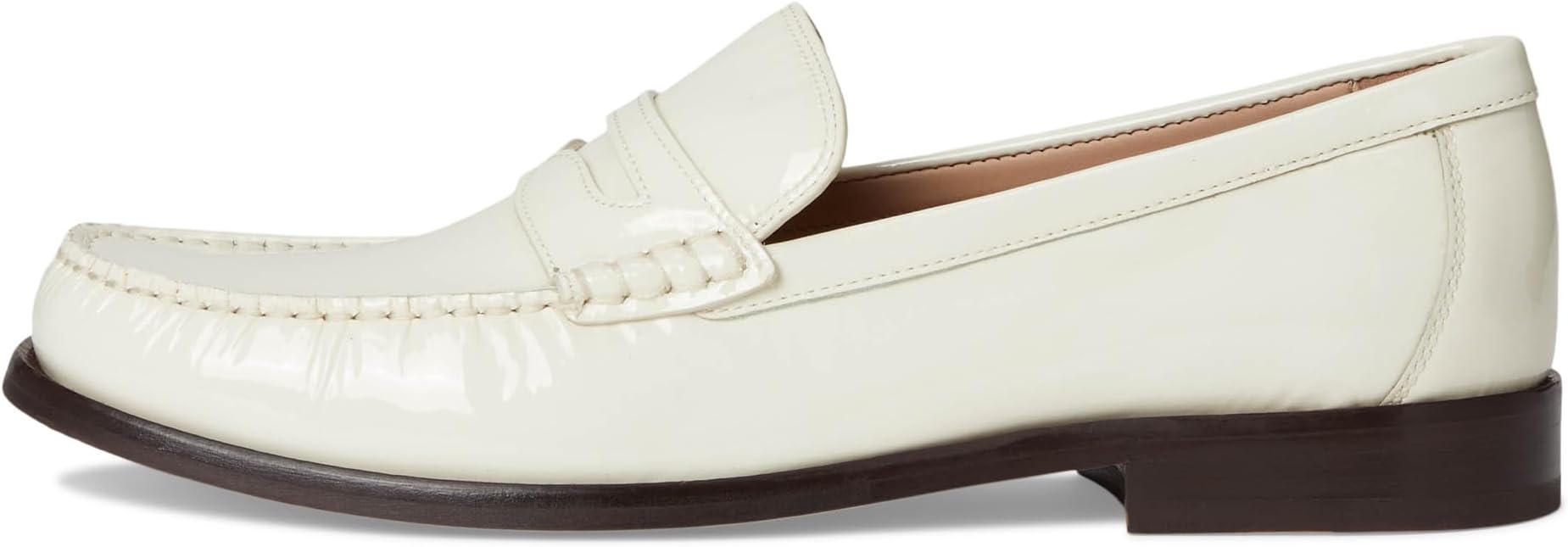 Лоферы Cole Haan Lana Lux Penny Loafers Remastered, Ivory Crinkle PatentSee Less — фото 4