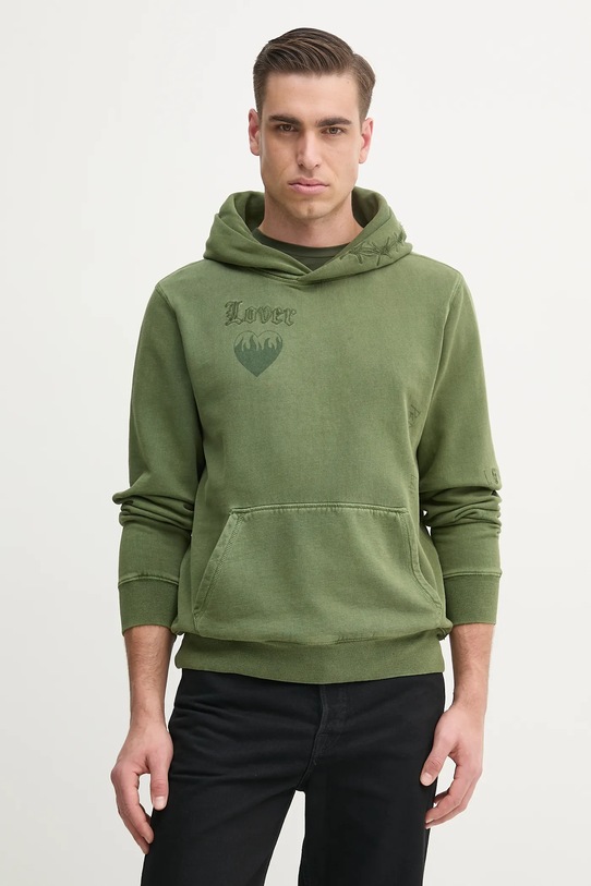 

Хлопковая толстовка Zadig&Voltaire, зеленый
