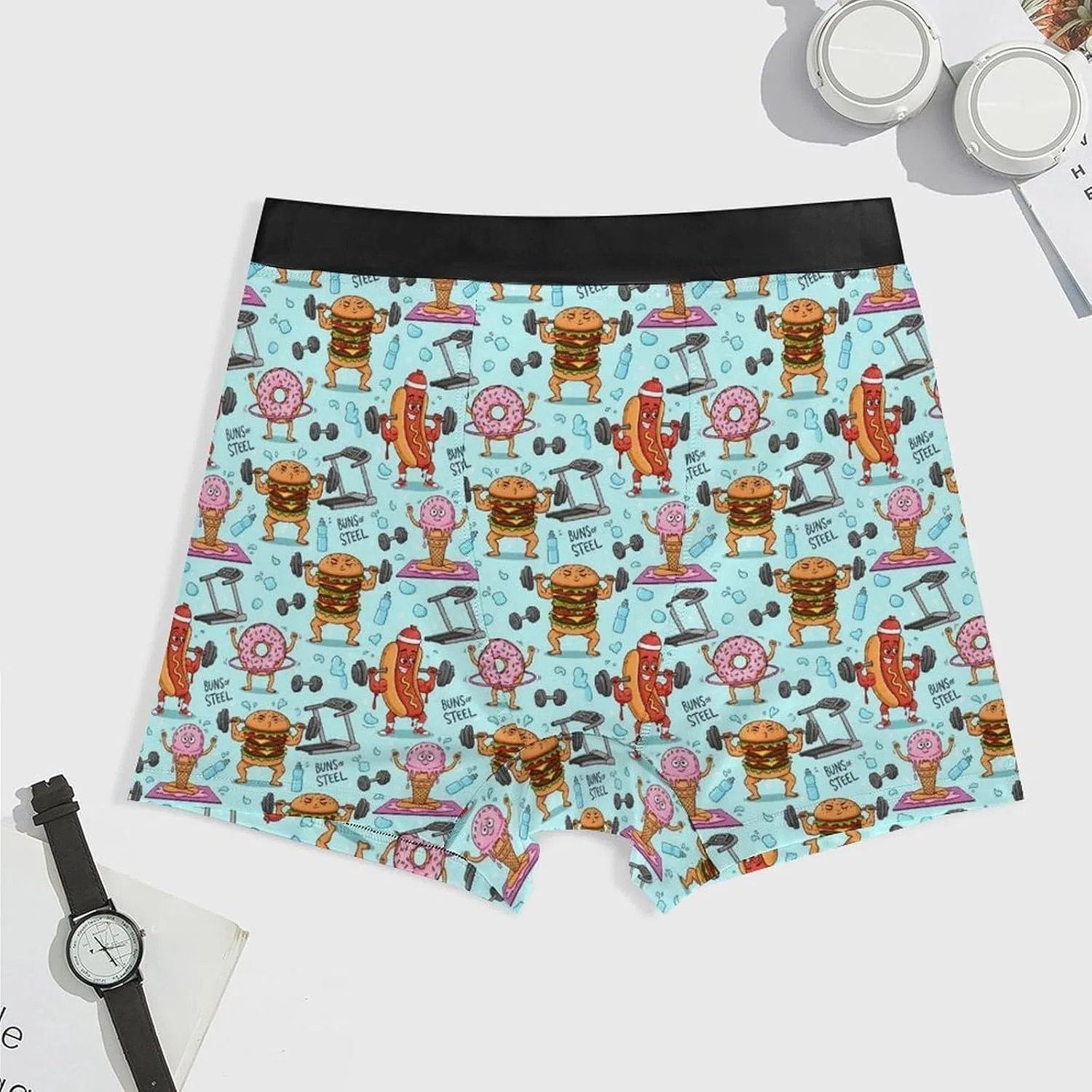 Боксеры, овощной принт, Boxer Briefs, Naughty Food Gym — фото 3